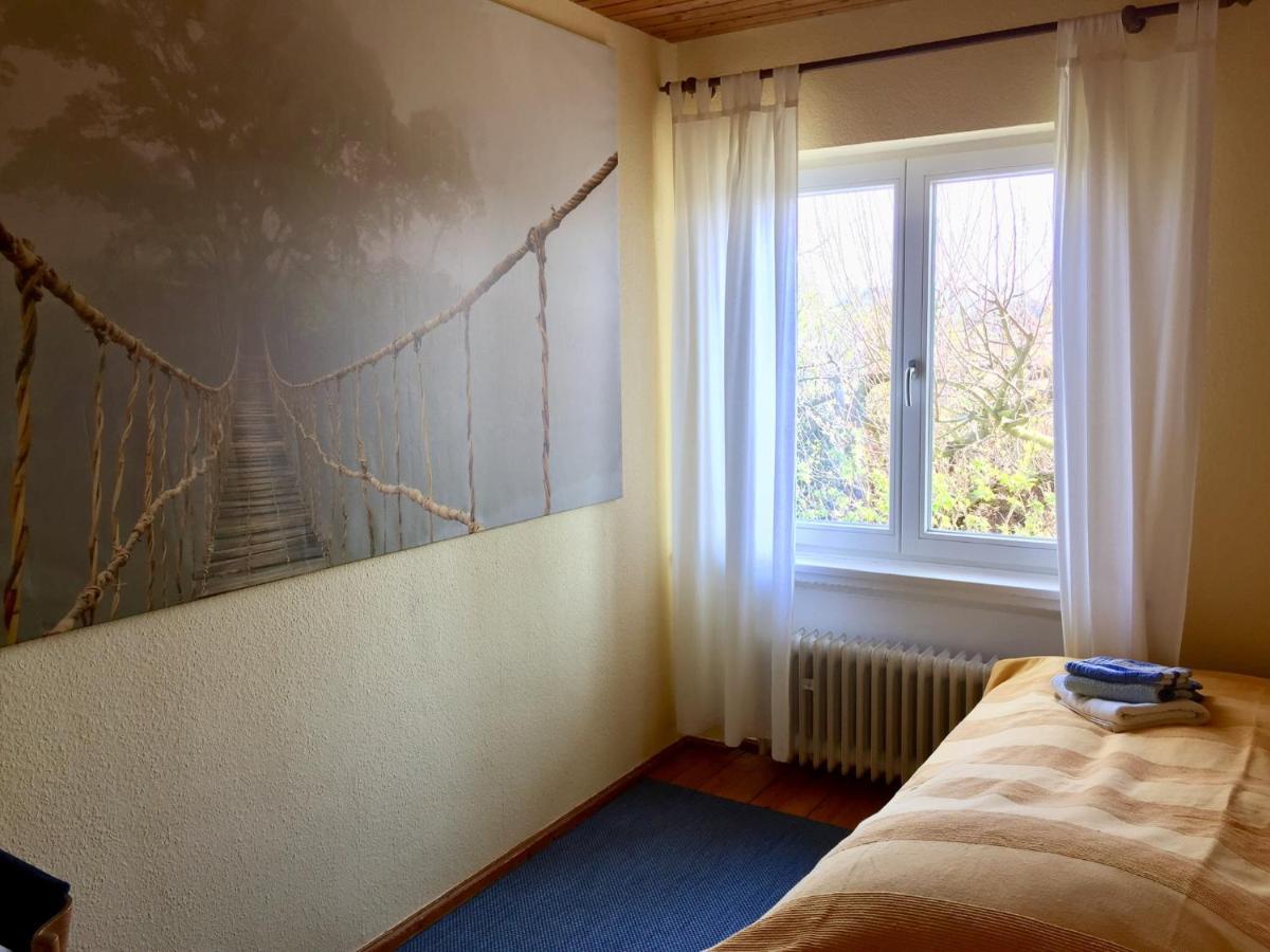 Blaues Haus Lägenhet Niederdorfelden Exteriör bild